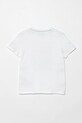 Детская хлопковая футболка Guess N5GI16.K8HM4.PPYA белый SS25