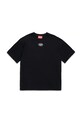 Дитяча бавовняна футболка Diesel TMARCUS OVER T-SHIRT бавовна чорний J02022
