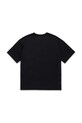 Дитяча бавовняна футболка Diesel TMARCUS OVER T-SHIRT J02022 чорний SS25
