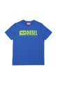 Diesel tricou de bumbac pentru copii TDIEGORL6 T-SHIRT print albastru J02033