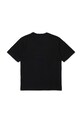 Дитяча бавовняна футболка Diesel TWASHN OVER T-SHIRT J02228 чорний SS25