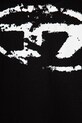 Chłopiec Diesel t-shirt bawełniany dziecięcy TBOXTN14 OVER T-SHIRT J02240 czarny