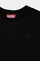 Chłopiec Diesel t-shirt bawełniany dziecięcy TBOGGYMEGOVALD OVER T-SHIRT J02276 czarny