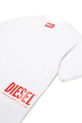 Băieți Diesel tricou de bumbac pentru copii MTFIND OVER T-SHIRTS J02283 alb