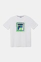 Fila tricou de bumbac pentru copii ILLERKIRCHBERG print alb FAT0678