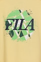Băieți Fila tricou de bumbac pentru copii ILBERSTEDT FAT0682 galben