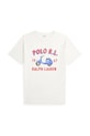 Dětské bavlněné tričko Polo Ralph Lauren kulatý bílá 323965889001