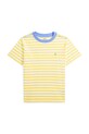 Polo Ralph Lauren tricou de bumbac pentru copii cu modele galben 322952450004