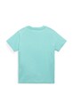Polo Ralph Lauren tricou de bumbac pentru copii 322832904176 turcoaz SS25