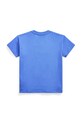Παιδικό βαμβακερό μπλουζάκι Polo Ralph Lauren 322964779004 μπλε SS25