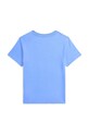 Детская хлопковая футболка Polo Ralph Lauren 322965837001 голубой SS25