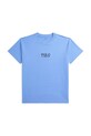 Детская хлопковая футболка Polo Ralph Lauren аппликация голубой 323964779004