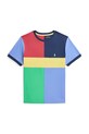 Polo Ralph Lauren t-shirt bawełniany dziecięcy wzorzyste niebieski 323964075001