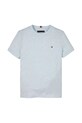 Детская хлопковая футболка Tommy Hilfiger KB0KB06879.128.176.PPYA голубой SS25