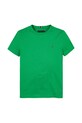 Tommy Hilfiger tricou de bumbac pentru copii KB0KB06879.128.176.PPYA verde SS25