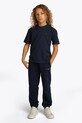 Tommy Hilfiger tricou de bumbac pentru copii uni bleumarin KB0KB09646.PPYA