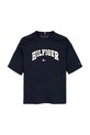 Tommy Hilfiger tricou de bumbac pentru copii KB0KB09533.128.176.PPYA bleumarin SS25
