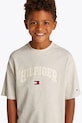 Detské bavlnené tričko Tommy Hilfiger KB0KB09533.104.122.PPYA biela