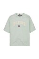 Παιδικό βαμβακερό μπλουζάκι Tommy Hilfiger KB0KB09533.104.122.PPYA πράσινο SS25