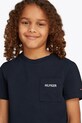 Дитяча футболка Tommy Hilfiger KB0KB09534.128.176.PPYA темно-синій