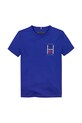 Дитяча бавовняна футболка Tommy Hilfiger KB0KB09536.128.176.PPYA фіолетовий SS25