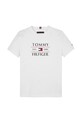 Tommy Hilfiger tricou de bumbac pentru copii KB0KB09538.74.122.PPYA alb SS25