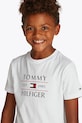 Tommy Hilfiger tricou de bumbac pentru copii KB0KB09538.74.122.PPYA alb