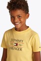 Детская хлопковая футболка Tommy Hilfiger KB0KB09538.74.122.PPYA жёлтый
