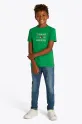 Tommy Hilfiger tricou de bumbac pentru copii print verde KB0KB09538.128.176.PPYA