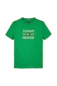 Tommy Hilfiger maglietta in cotone per bambini KB0KB09538.128.176.PPYA verde SS25
