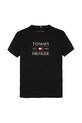 Tommy Hilfiger tricou de bumbac pentru copii KB0KB09538.128.176.PPYA negru SS25