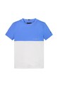 Tommy Hilfiger tricou de bumbac pentru copii KB0KB09617.128.176.PPYA albastru SS25