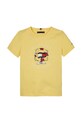 Dětské bavlněné tričko Tommy Hilfiger KB0KB09648.128.176.PPYA žlutá SS25