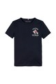 Дитяча бавовняна футболка Tommy Hilfiger KB0KB09648.128.176.PPYA темно-синій SS25