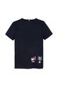 Хлопчик Дитяча бавовняна футболка Tommy Hilfiger KB0KB09648.128.176.PPYA темно-синій