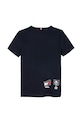 Băieți Tommy Hilfiger tricou de bumbac pentru copii KB0KB09648.128.176.PPYA bleumarin