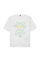 Băieți Tommy Hilfiger tricou de bumbac pentru copii KB0KB09650.128.176.PPYA alb