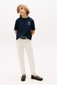 Tommy Hilfiger tricou de bumbac pentru copii negru KB0KB09650.128.176.PPYA