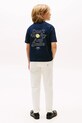 Tommy Hilfiger tricou de bumbac pentru copii KB0KB09650.128.176.PPYA negru