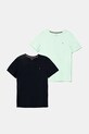 Детская хлопковая футболка Tommy Hilfiger 2 шт хлопок зелёный UB0UB00310.PPYA