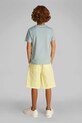 Детская хлопковая футболка Calvin Klein Jeans бирюзовый IB0IB02447.128.176.PPYA