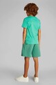Calvin Klein Jeans t-shirt bawełniany dziecięcy zielony IB0IB02447.128.176.PPYA