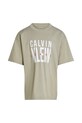 Calvin Klein Jeans gyerek pamut póló IB0IB02448.PPYA zöld SS25