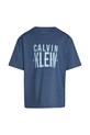 Дитяча бавовняна футболка Calvin Klein Jeans IB0IB02448.PPYA темно-синій SS25