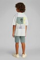 Calvin Klein Jeans tricou de bumbac pentru copii uni alb IB0IB02449.PPYA