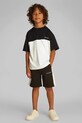 Детская хлопковая футболка Calvin Klein Jeans хлопок чёрный IB0IB02450.128.176.PPYA