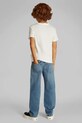 Детская хлопковая футболка Calvin Klein Jeans белый IB0IB02451.PPYA