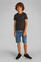 Дитяча бавовняна футболка Calvin Klein Jeans бавовна чорний IB0IB02454.PPYA