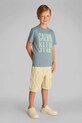 Calvin Klein Jeans tricou de bumbac pentru copii print turcoaz IB0IB02459.128.176.PPYA