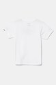 Vans tricou de bumbac pentru copii STYLE 76 VN0A3IJ1WHT1 alb SS25